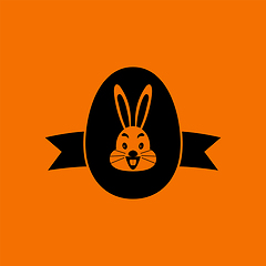 Image showing Easter Egg With Ribbon Icon