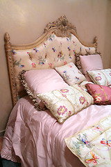 Image showing vintage bed