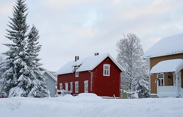 Image showing Winter neighborhood