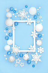 Image showing Merry Christmas Sparkling Festive Background Frame