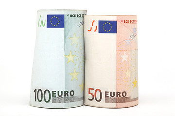 Image showing euro notes