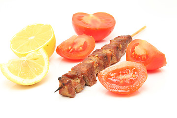 Image showing lemon tomato kebab