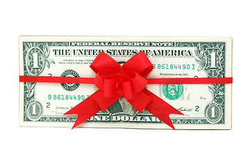 Image showing one dollar present