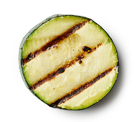 Image showing grilled zucchini slice