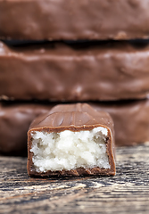 Image showing coconut filling in chocolate