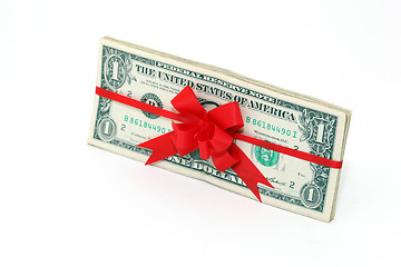 Image showing dollars gift