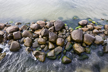 Image showing sandy beach sea