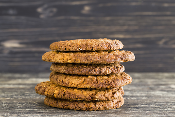 Image showing oatmeal cookies