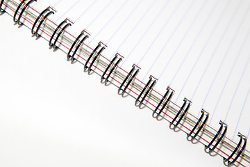 Image showing spiral notebook