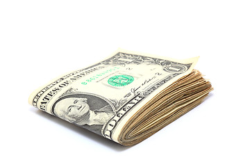 Image showing folded dollars