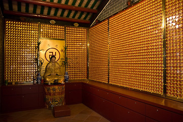 Image showing Interior of Chinese temple