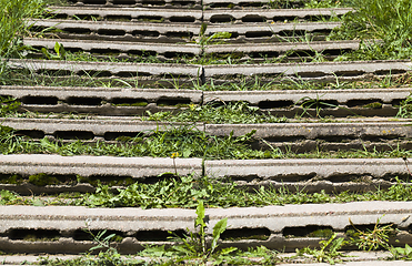 Image showing homemade stairs