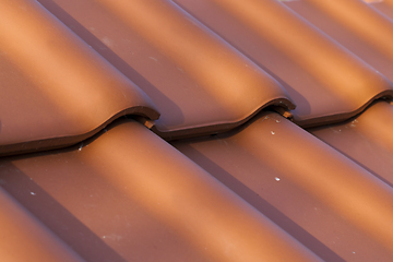 Image showing real clay tiles