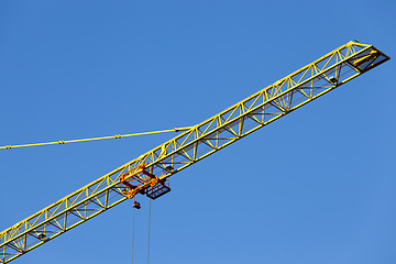 Image showing one construction metal crane