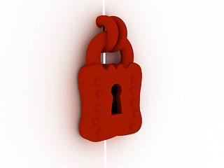 Image showing Lock 3d