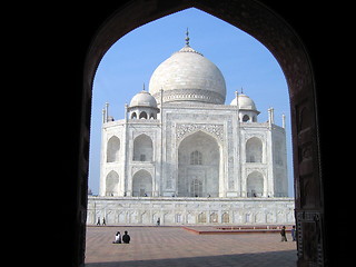 Image showing Taj Mahal profile. Agra. India