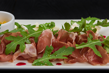 Image showing Famous Italian food Prosciutto