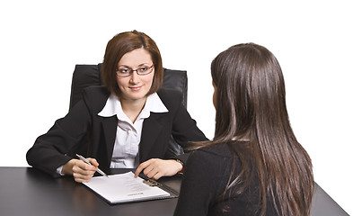 Image showing Business interview