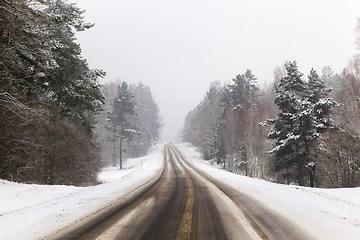 Image showing winter road