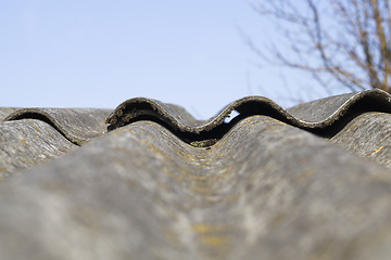 Image showing old slate on the roof