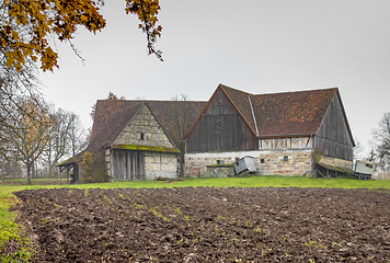 Image showing old farmhouse at autumn time