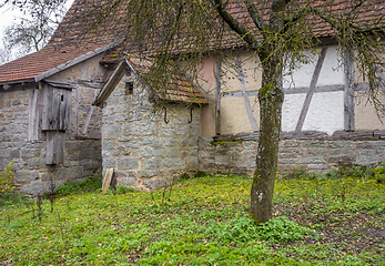 Image showing old farmhouse at autumn time