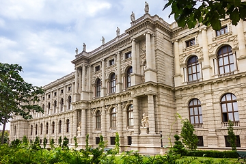 Image showing Museum with park in Vienna, Austria