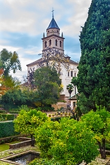 Image showing Christian temple in Alhambra, Spain