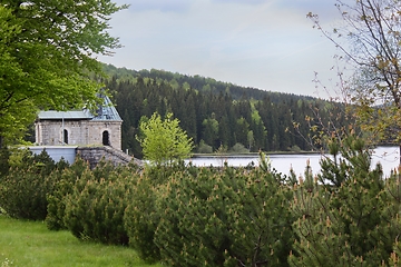 Image showing Dam and water reservoir Sous in Czech Republic