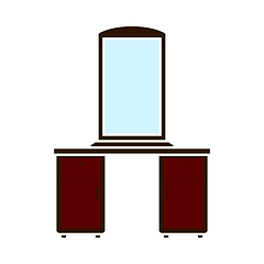 Image showing Dresser With Mirror Icon