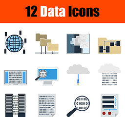 Image showing Data Icon Set