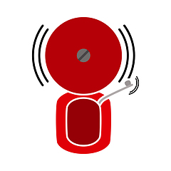 Image showing Fire Alarm Icon