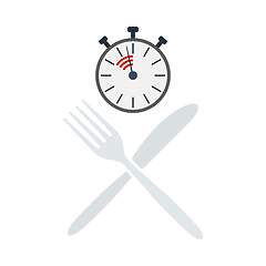 Image showing Fast Lunch Icon