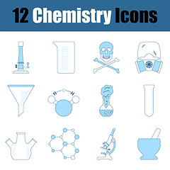 Image showing Chemistry Icon Set