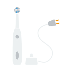 Image showing Electric Toothbrush Icon