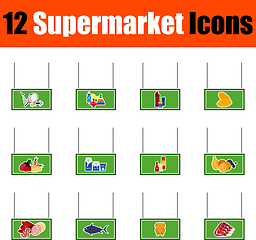 Image showing Supermarket Icon Set