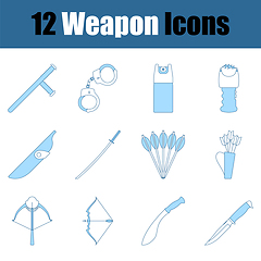 Image showing Weapon Icon Set