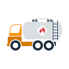 Image showing Fuel Tank Truck Icon