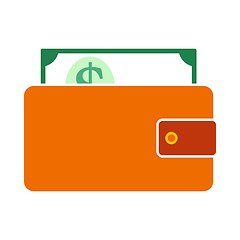 Image showing Wallet With Cash Icon