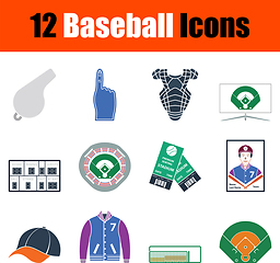 Image showing Baseball Icon Set