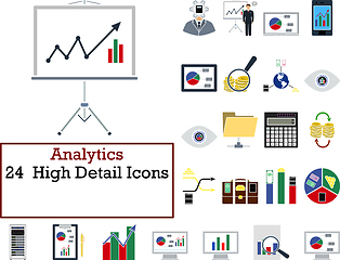 Image showing Analytics Icon Set