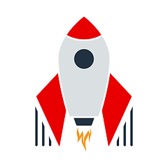 Image showing Startup Rocket Icon