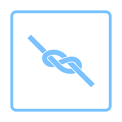 Image showing Alpinist Rope Knot Icon