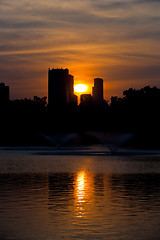 Image showing City Sunset