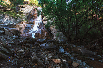 Image showing Waterfall in Altai Mountains