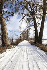 Image showing winter road