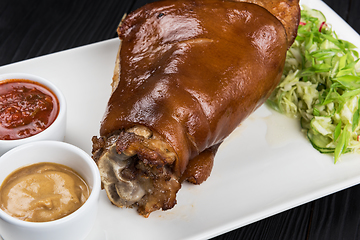 Image showing Roast Pork Knuckle.