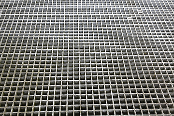 Image showing metal grating for the movement