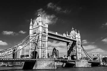 Image showing Tower Bridge in London, UK
