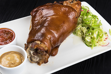 Image showing Roast Pork Knuckle.